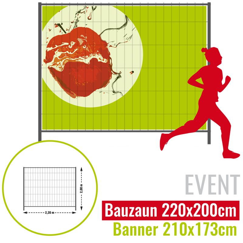 Bauzaunbanner für 220_200-Bauzaun Bauzaunbanner für 220_200-Bauzaun